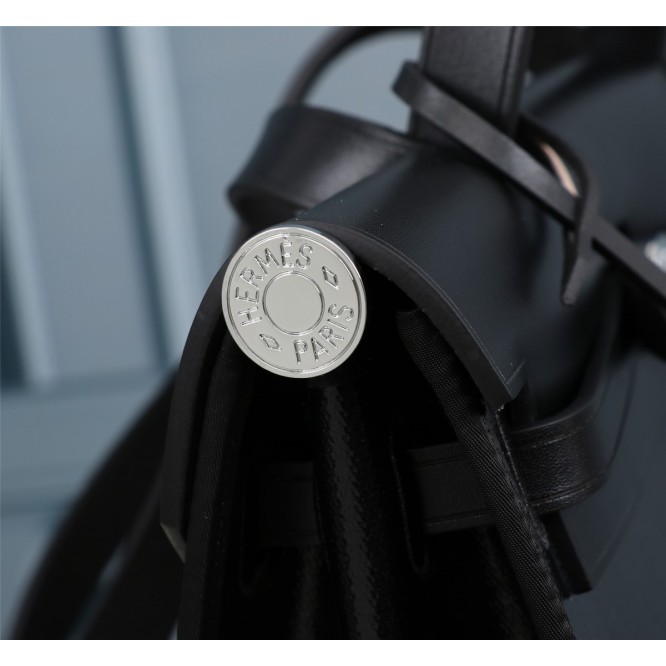 【直営店買付】HERMES エルメス Herbag Zip エールバッグ・ジップ31 Retourneキャンバス H072069CKAA