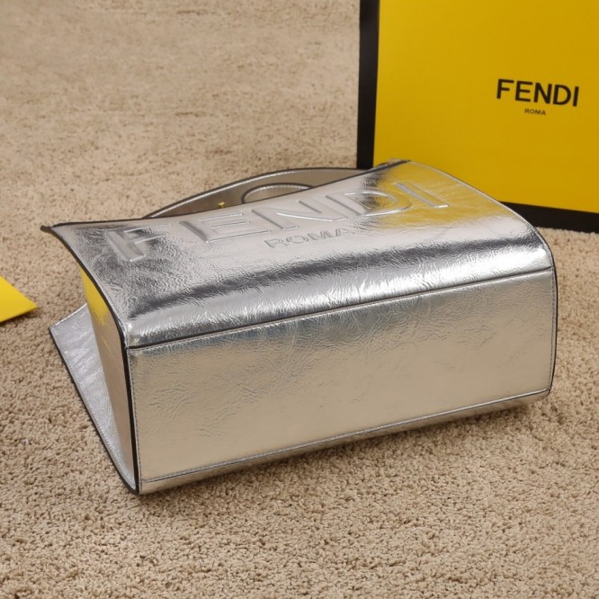 FENDI サンシャイン ミディアム トート バッグ レザー