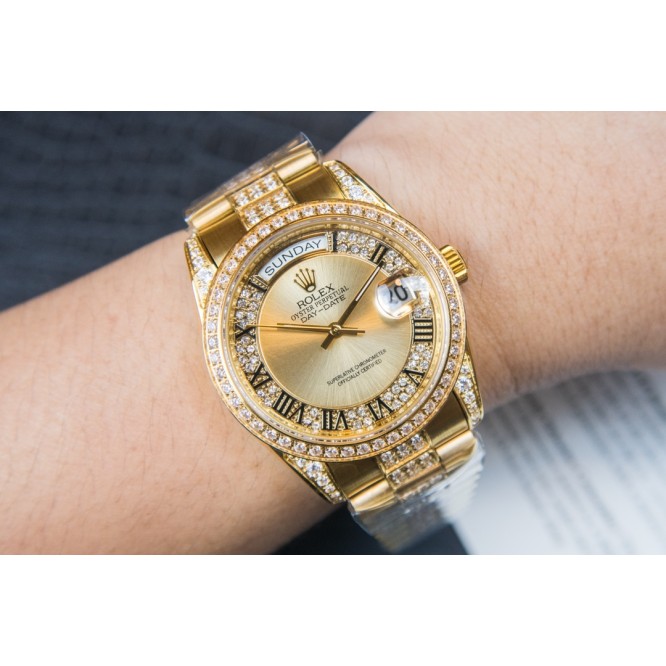 Rolex ロレックス SUPRE品 デイトジャスト Swiss 2836 ムーブメント搭載 GX-2001P1100-RO95