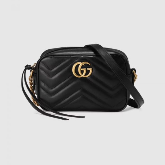 【人気アイテム☆】GUCCI グッチ 〔GGマーモント〕 キルティング ミニバッグ 448065 DTD1T 1000