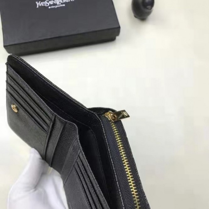 YSL・レザー コンチネンタルウォレット 財布 折財布