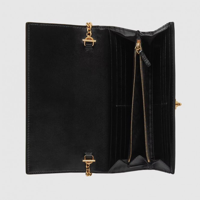 【在庫僅か☆】GUCCI グッチ 〔ジャッキー 1961〕チェーンウォレット ホワイト レザー 652681 14JAG 9099