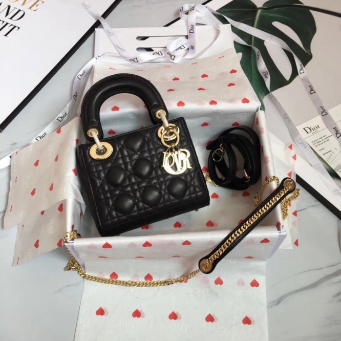ディオール LADY DIOR ミニバッグ エレガント