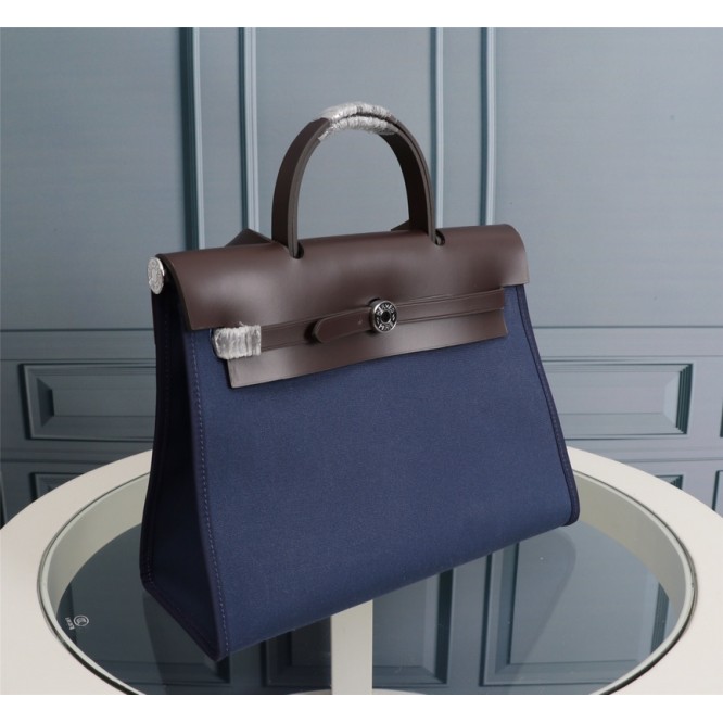 【直営店買付】HERMES エルメス Herbag Zip エールバッグ・ジップ31 Retourneキャンバス H078971CKAM