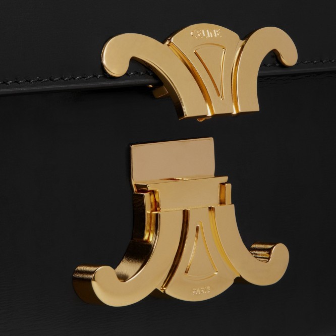 【CELINE】トリオンフ ショルダーバッグ TRIOMPHE CANVAS ブラック