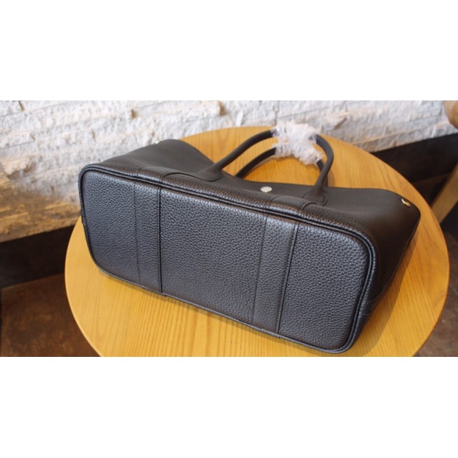 ★レア商品★HERMES エルメス Garden Party ガーデンパーティー 30 トートバッグ ブラック H051568CK89