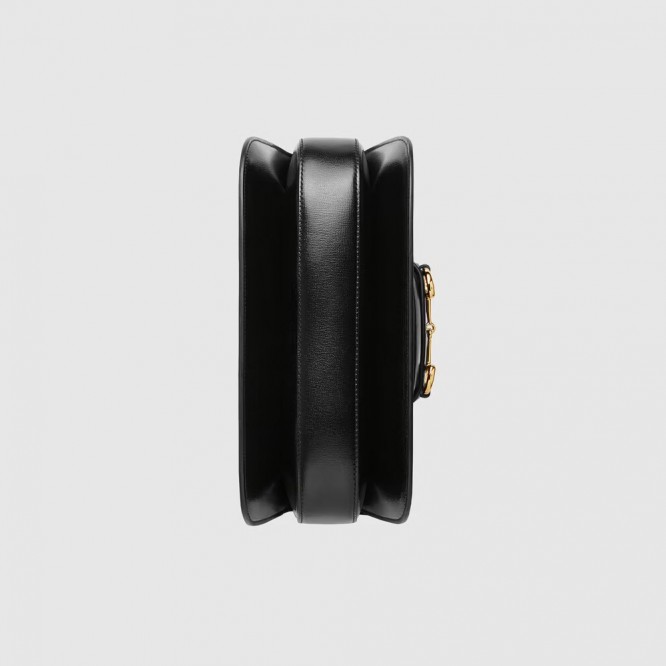 【人気アイテム☆】GUCCI グッチ 〔グッチ ホースビット 1955〕 ショルダーバッグ ブラック レザー 602204 1DB0G 1000