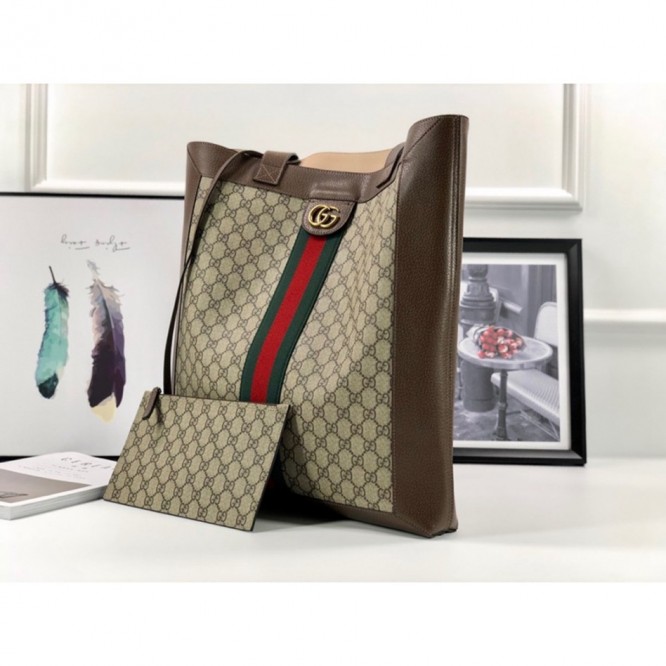 Gucci〔オフィディア〕ソフト GGスプリーム ラージ トートバッグ519335