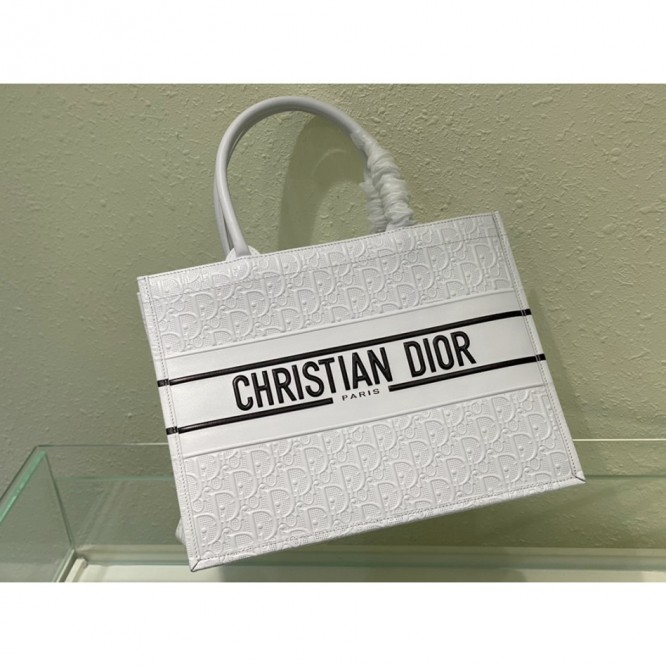 Dior Booktote ディオール ロゴ オブリーク エンボス ミディアム
