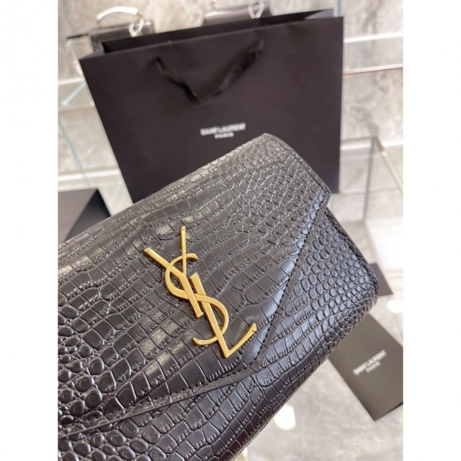 YSL・レザー コンチネンタルウォレット 財布 折財布