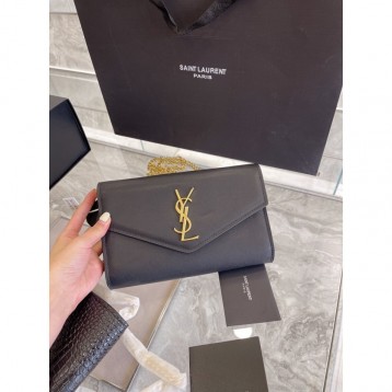YSL・レザー コンチネンタルウォレット 財布 折財布