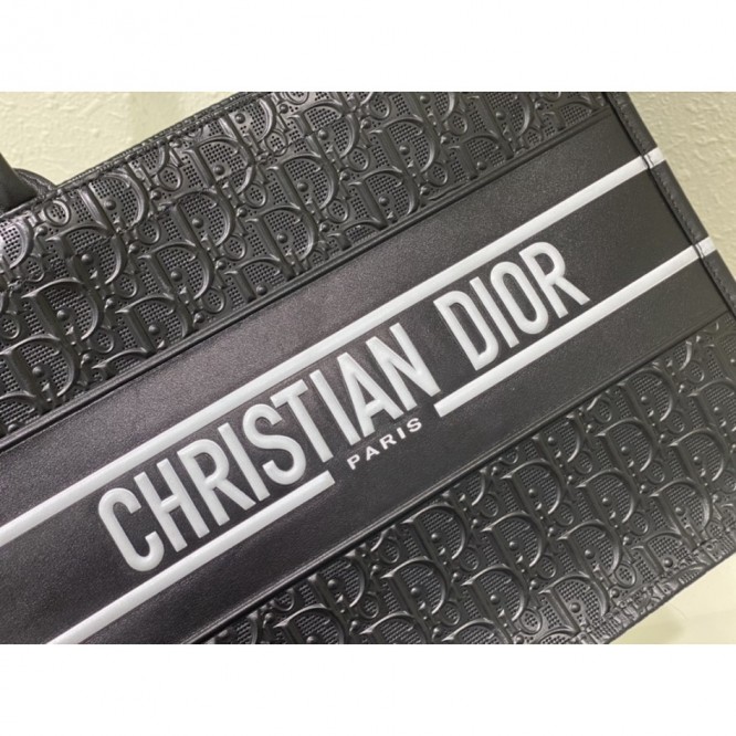DIOR BOOK TOTE ミディアム Oblique エンボス