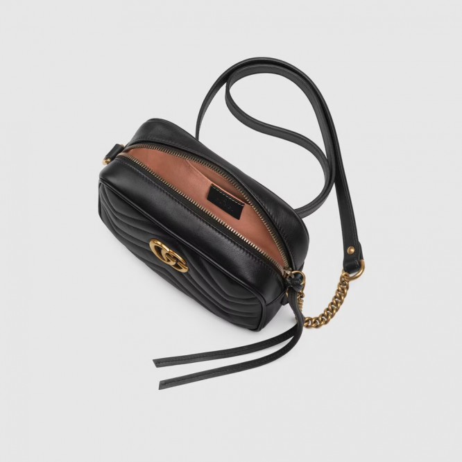 【人気アイテム☆】GUCCI グッチ 〔GGマーモント〕 キルティング ミニバッグ 448065 DTD1T 1000