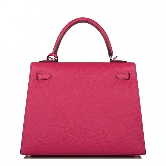 【0111更新】HERMES エルメス Kelly ケリー エプソン マゼンタ シルバー金具 MiniKelly ミニケリー 19cm/20cm/25cm