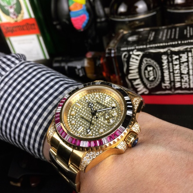 Rolex ロレックス メンズ GMTマスター 2836-2 ムーブメント搭載！TSH-2001P600-RO176