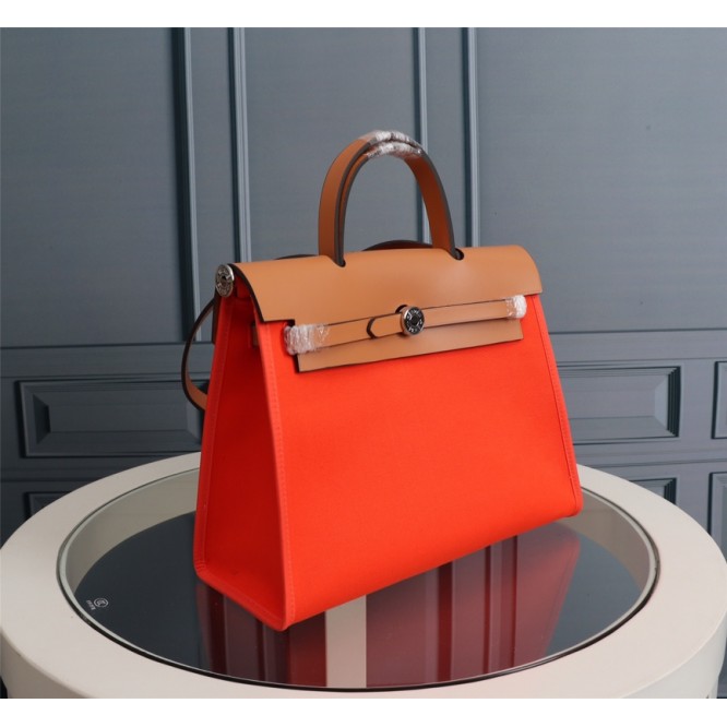【直営店買付】HERMES エルメス Herbag Zip エールバッグ・ジップ31 Retourneキャンバス H068675CKAR