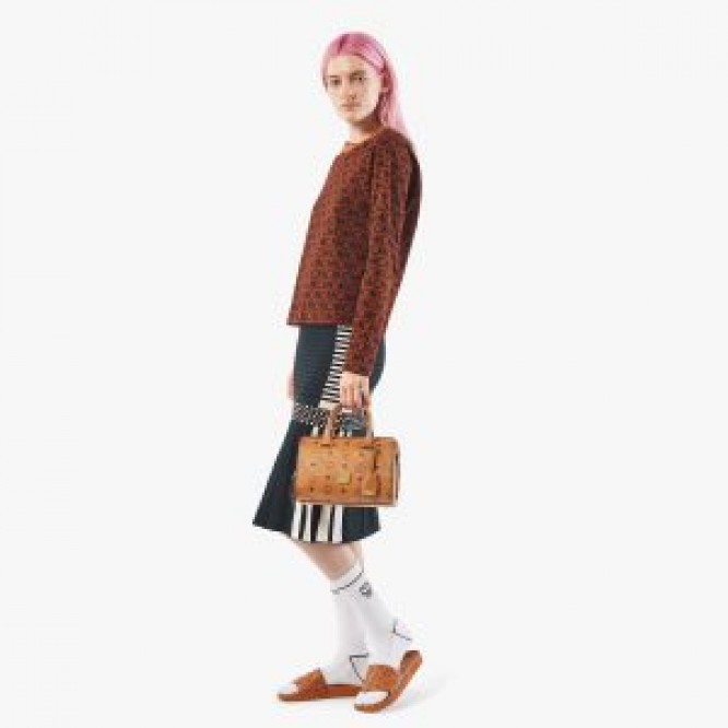 【世界中で大人気】MCM 〈エッセンシャル〉 ボストンバッグ ヴィセトス Essential Visetos Original ショルダーバッグ クロスボディバッグ MWB9SSE67CO001