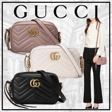 Gucci〔GGマーモント〕 キルティング ミニバッグ448065