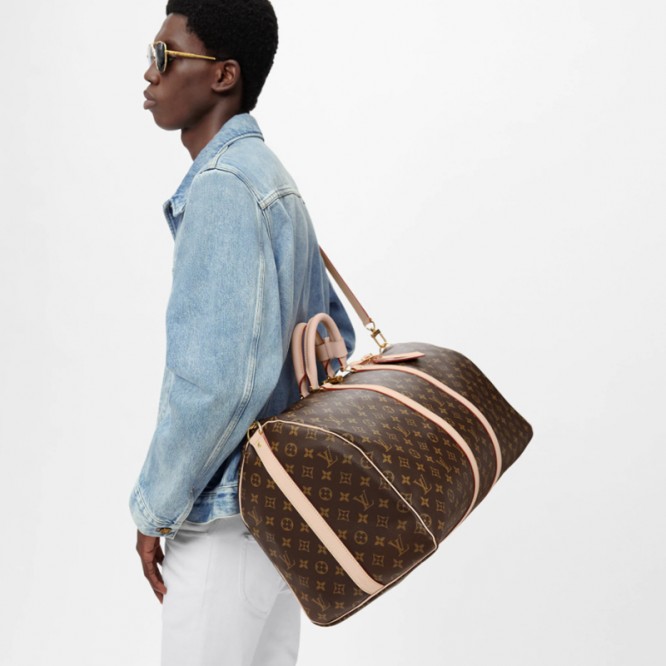 【完売必至】LOUIS VUITTON ルイ ビィトン keepall bandouliere キーポル・バンドリエール 55 M41414