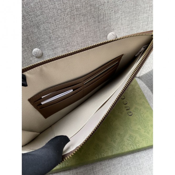 22SS GUCCI TIGER プリント GG ポーチ GGスプリーム688378-1