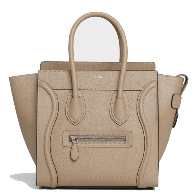 【CELINE】マイクロラゲージ◆ドラムドカーフスキン◆ハンドバッグ◆芸能人愛用者多数