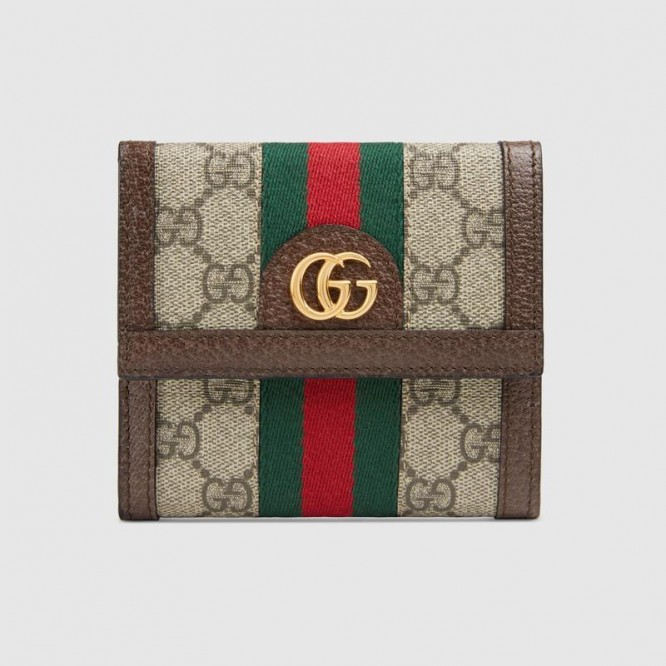 【GUCCI】直営店買付★オフィディアGGフレンチフラップウォレット
