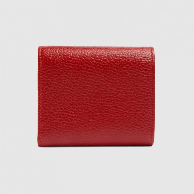【GUCCI】★〔GGマーモント〕レザー 三つ折り ウォレット