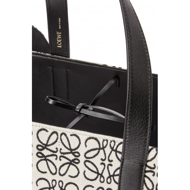 新作★LOEWE★エレファント バスケットバッグ (アナグラムジャカード&カーフ) A546T21X05