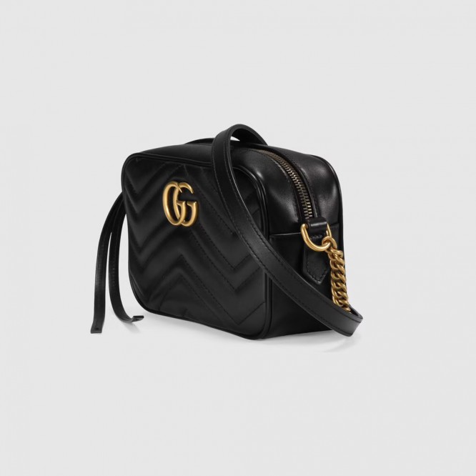 【人気アイテム☆】GUCCI グッチ 〔GGマーモント〕 キルティング ミニバッグ 448065 DTD1T 1000