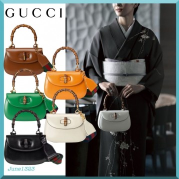 Gucci〔グッチ バンブー 1947〕 スモール トップハンドルバッグ ‎675797 