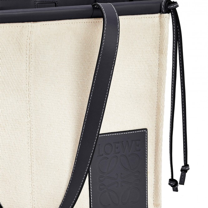 新作★LOEWE★クッショントート スモール (キャンバス＆カーフ) 330.02AA93