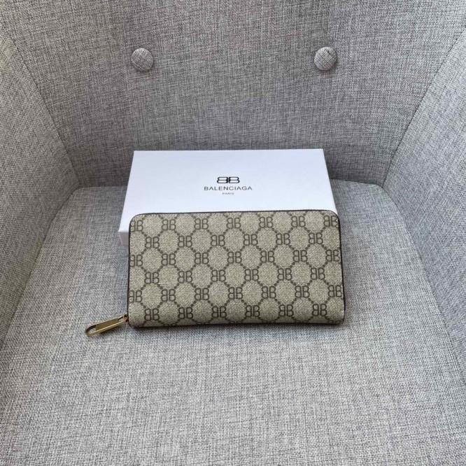 【BALENCIAGA × GUCCI】☆限定品☆ハッカー ジップウォレット