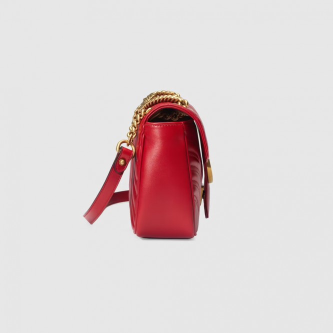【芸能人愛用☆】GUCCI グッチ 〔GGマーモント〕キルティング スモール ショルダーバッグ 443497 DTDIT 6433