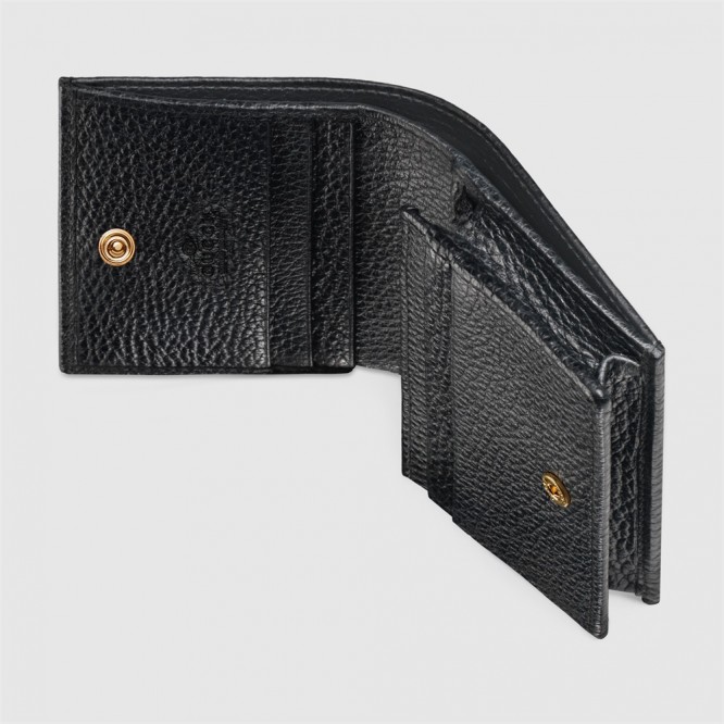 【直営店買付】GUCCI 〔GG マーモント〕 レザー カードケース コイン＆紙幣入れ付き 456126 CAO0G 1000