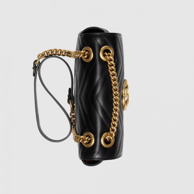 【数量限定☆】GUCCI グッチ 〔GGマーモント〕 キルティング ミニバッグ 446744 DTDIT 1000