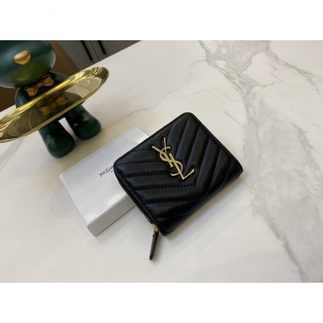 YSL・レザー コンチネンタルウォレット 財布 折財布