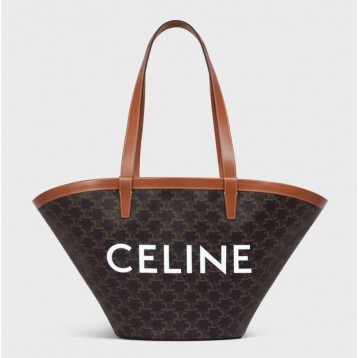 【CELINE】ミディアムバシネットバッグ トリオンフ ブラック