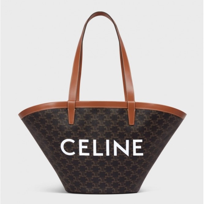 【CELINE】ミディアムバシネットバッグ トリオンフ ブラック