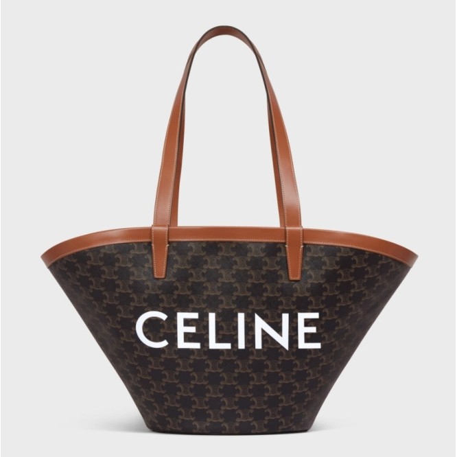【CELINE】ミディアムバシネットバッグ トリオンフ ブラック