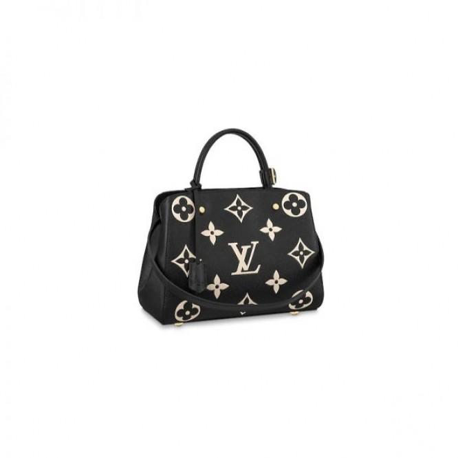 【人気商品】LOUIS VUITTON ルイ・ヴィトン モンテーニュ MM モノグラム・アンプラント ブラック ベージュ M45499 【人気商品】LOUIS VUITTON ルイ・ヴィトン モンテーニュ MM モノグラム・アンプラント ブラック ベージュ M45499