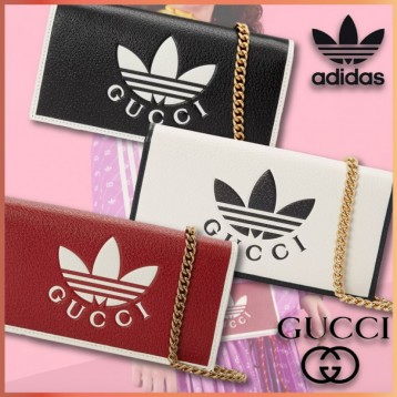 【GUCCI×adidas】チェーン付き ウォレット 3色