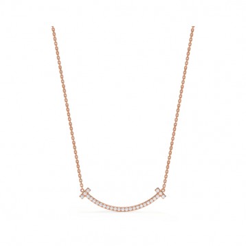 ★1129新品★Tiffany ティファニー T ミディアム スマイル ペンダント 67513290