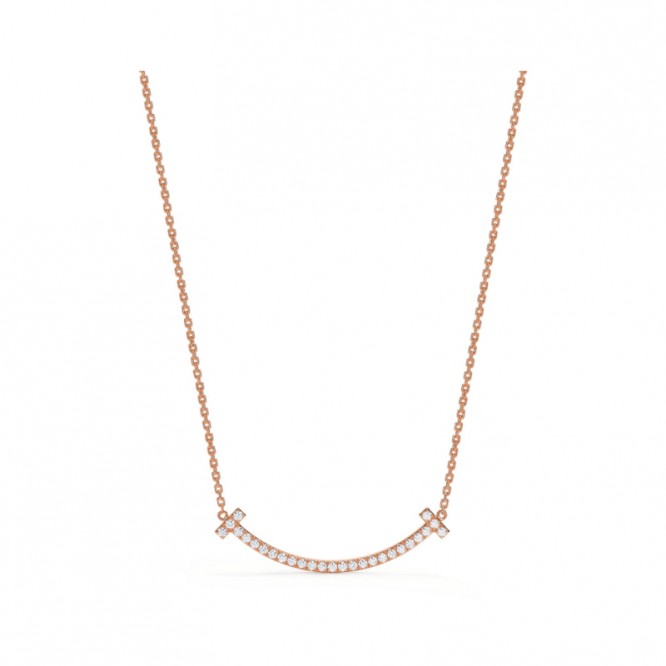 ★1129新品★Tiffany ティファニー T ミディアム スマイル ペンダント 67513290