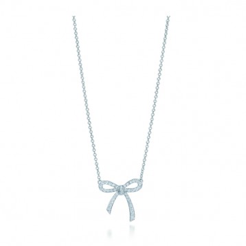 ★1129新品★Tiffany ティファニー ボウ ペンダント GRP02370