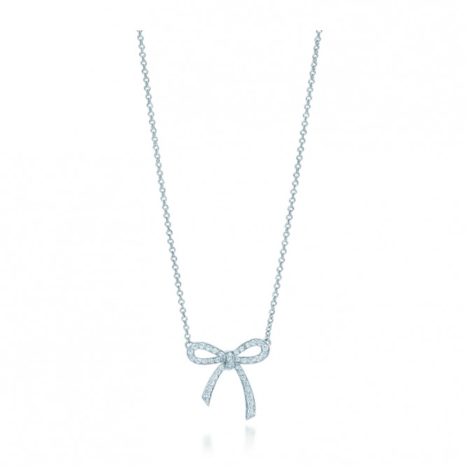 ★1129新品★Tiffany ティファニー ボウ ペンダント GRP02370