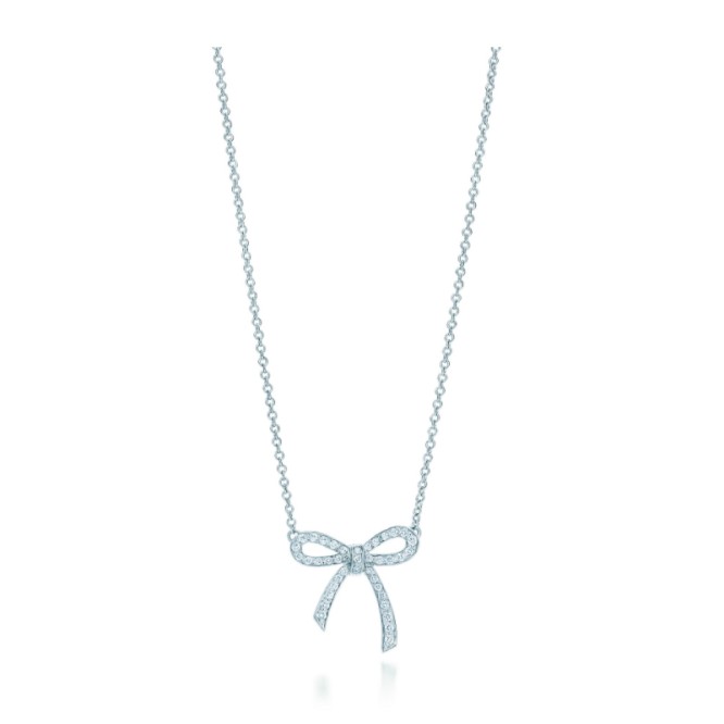 ★1129新品★Tiffany ティファニー ボウ ペンダント GRP02370
