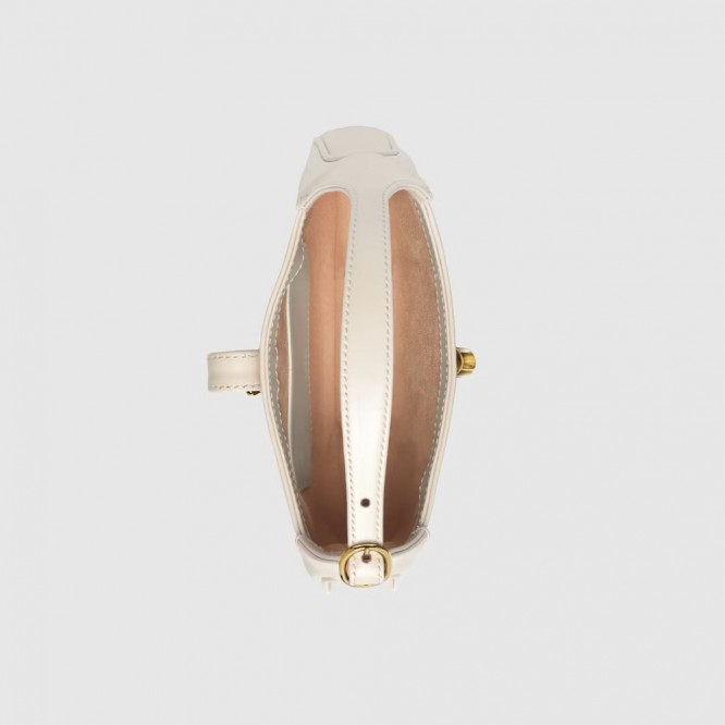 【日常に☆】GUCCI グッチ 〔ジャッキー 1961〕ミニ バッグ ホワイト レザー 637091 10O0G 9022