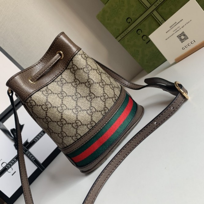 Gucci〔オフィディア〕ミニGG バケットバッグ