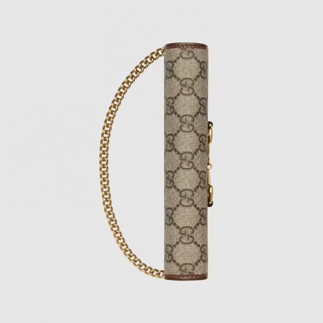 【セレブ愛用☆】GUCCI グッチ 〔グッチ ホースビット 1955〕チェーン付き ウォレット GGスプリーム 621892 92TCG 8563