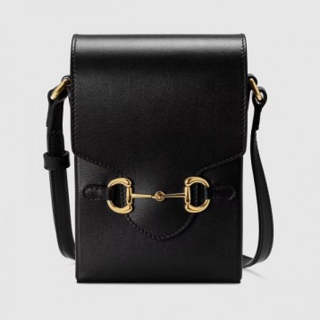 【オシャレ☆】GUCCI グッチ 〔グッチ ホースビット 1955〕ミニバッグ ブラック レザー 625615 0YK0G 1000